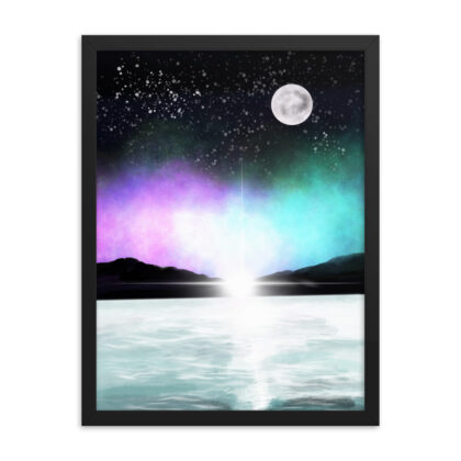 Aurora Lights Framed Poster