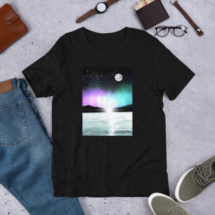 Aurora Lights Short-Sleeve Unisex T-Shirt