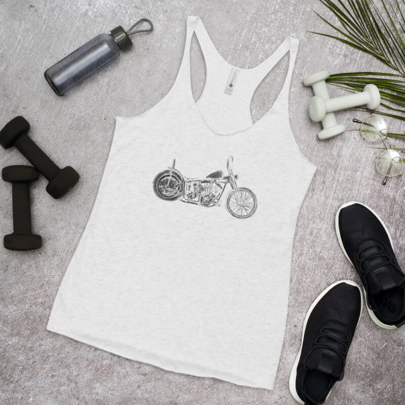 Motorcycle Racerback Tank Top | - Image 13