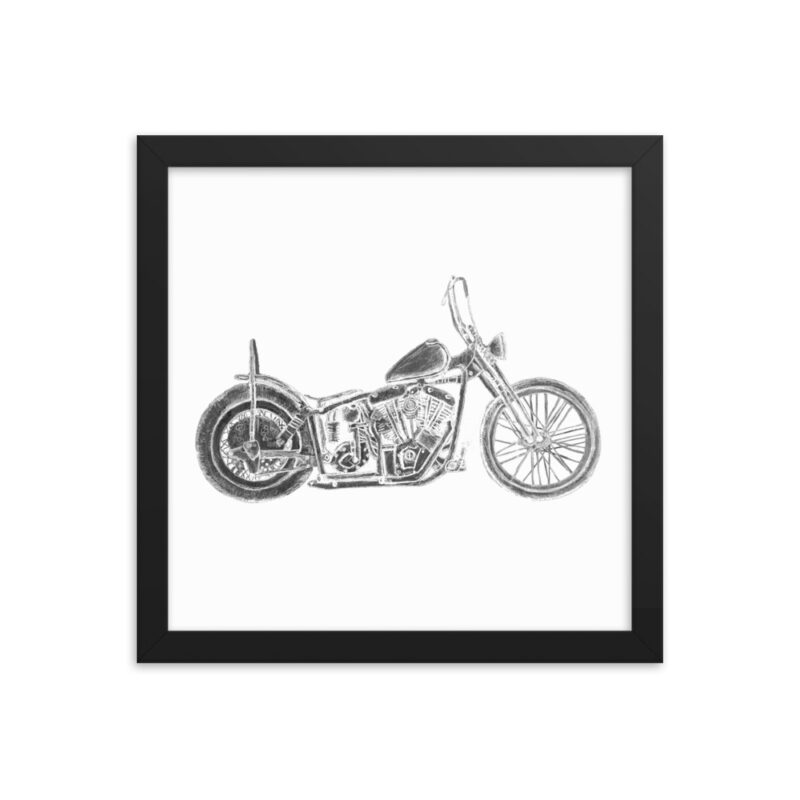 Motorcycle Framed - Image 4